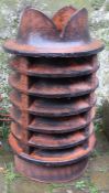 Crown top chimney pot height 65cm