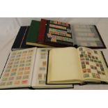 5 stock books of stamps covering most foreign countries & 1 album including GB