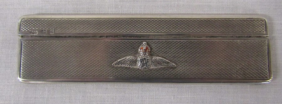 Silver RAF comb (af) Birmingham hallmark, weight 1.19 ozt