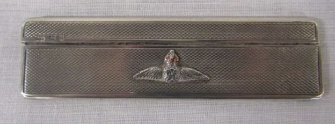 Silver RAF comb (af) Birmingham hallmark, weight 1.19 ozt