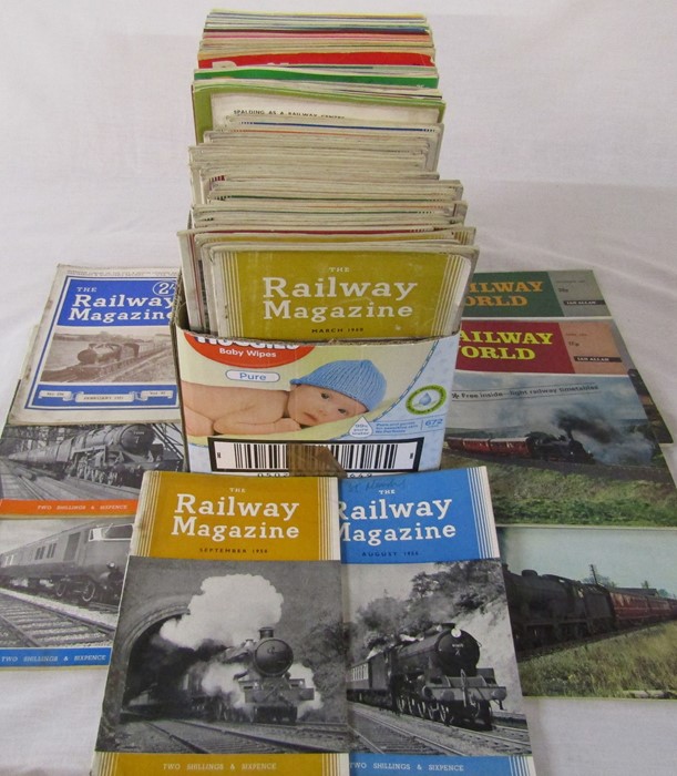 Various Railway Magazines and Railway World magazines dating from the 1950 / 60 and 70s