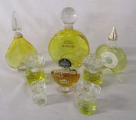 Assorted Guerlain etc dummy factice / display perfume bottles inc Nahema H 18 cm, Shalimar, Oscar de