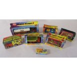 Selection of boxed die cast Matchbox and Corgi cars and lorries