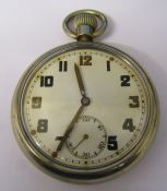 WWII Air Ministry Observer's pocket watch 1941 marked A.M 6E/50 9377/41