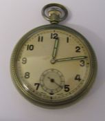 WWII Air Ministry Observer's military pocket watch 1941 marked AM 6E/340 11037/41