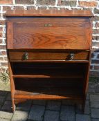 Early 20th century oak bureau bookcase