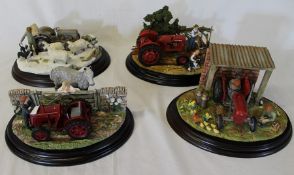 Country Artists "Four Seasons" - four limited edition models comprising Spring Clean, Summer Days,