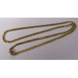 9ct gold necklace L 46 cm weight 8.7 g