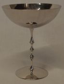 Britannia silver chalice by Reginald Beale London 1952 5.09ozt