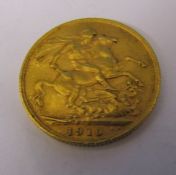 Edward VII full gold sovereign 1910