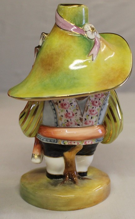 Royal Crown Derby Mansion House Dwarf, his broad brimmed hat entitled "Auction of Elegant - Image 3 of 4