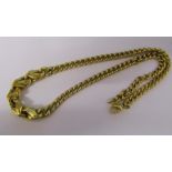 9ct gold necklace weight 13.51 g L 15"