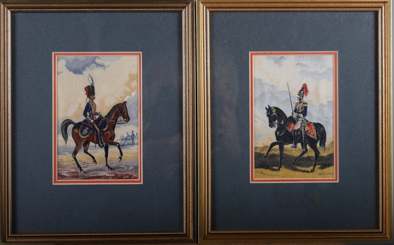 Four Cash's collectors series jacquard panels, "Mississippi", "Union Pacific", "Royal Artillery" ( - Bild 2 aus 2