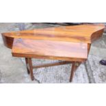 ˜A figured walnut cased spinet by John Marley, No M109, c1958 (CITES A10 Certificates 576202/01