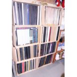 A large collection of LPs, mainly classical