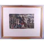 Roland Onsot: a limited edition print, "Artemis Surprise", 59/75, in gilt frame, and Dorothy
