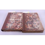 Illustrated London News, two vols, Jan - June and July - Dec 1859, quarter bound marbled boards