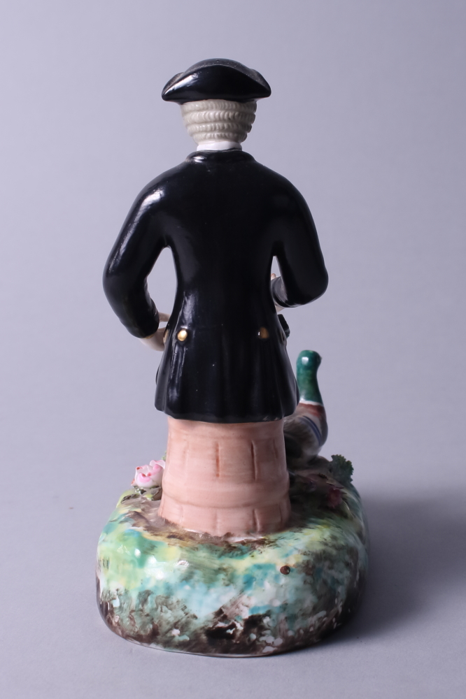 A Stevenson and Hancock Derby figure of Dr Syntax, 5 1/4" high - Image 2 of 3