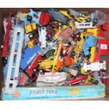 A quantity of toy cars and other vehicles, by Corgi, etc