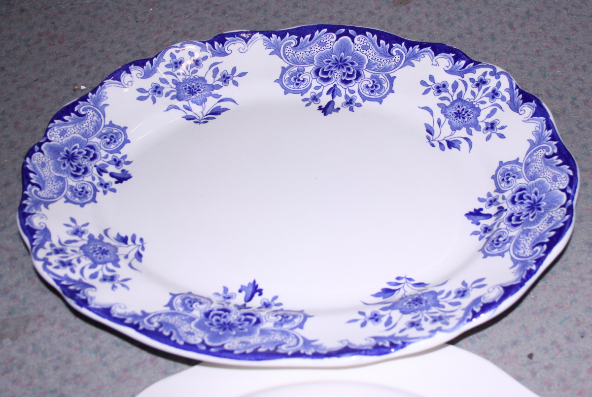 A quantity of blue and white china, including Spode "Blue Tower" pattern, Adams, etc - Image 7 of 10