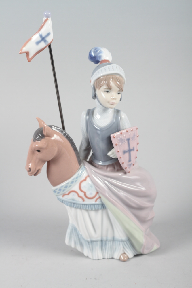 A Lladro figure, "Medieval Prince" No 06115, and a Lladro figure group, "Sleeping Shepherd" No 1256 - Image 2 of 4