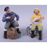 Two Royal Doulton figures, "Lobster Man" HN2317 and "The Boatman" HN 2417