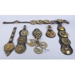 A selection of 19th century and later horse brasses