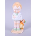 A Shelly figure, "The Toddler", designed by Mabel Lucy Attwell, 6 1/2" high