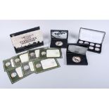 The Centenary of WWI coin collection, in fitted case, two D-Day 70th Anniversary £5 coins, in fitted