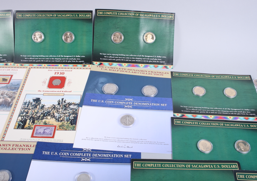 A large collection of Sacagawea United States of America dollar coins, various other United States - Image 10 of 10