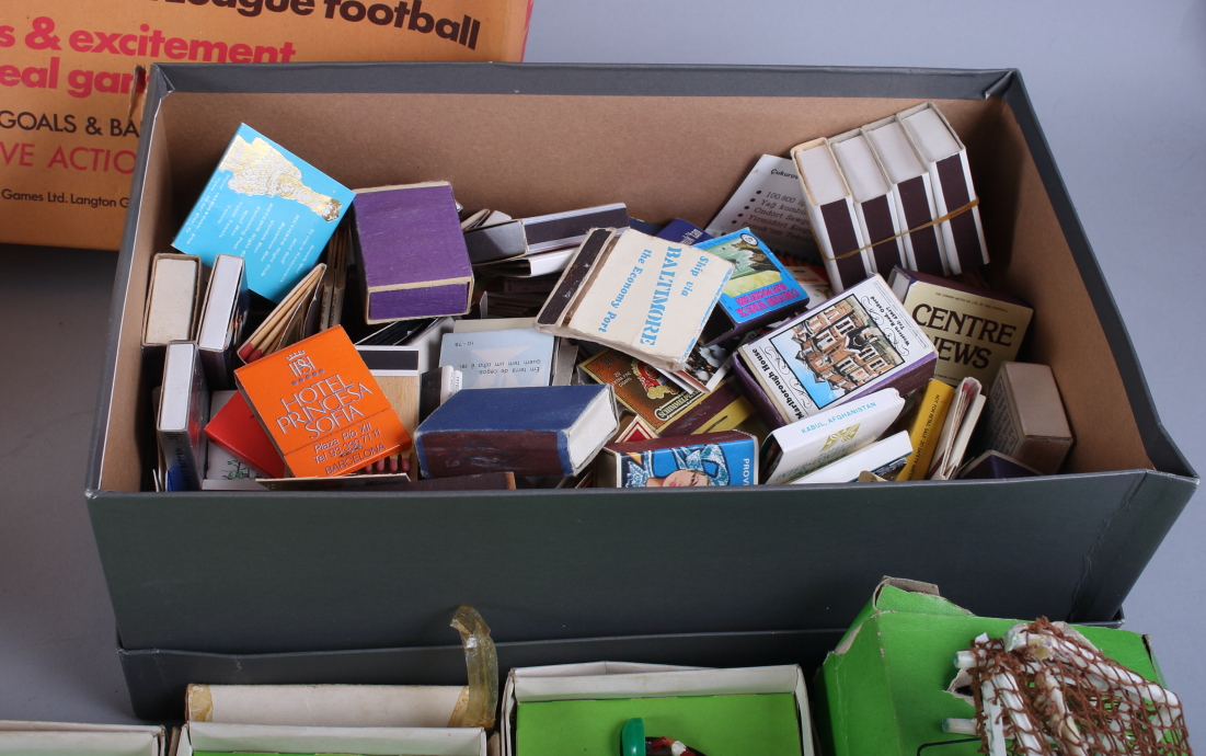 A quantity of Subbuteo and a collection of match boxes and matches - Image 4 of 5
