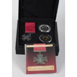 The Victoria Cross Gold and Silver Commemorative set, in fitted case