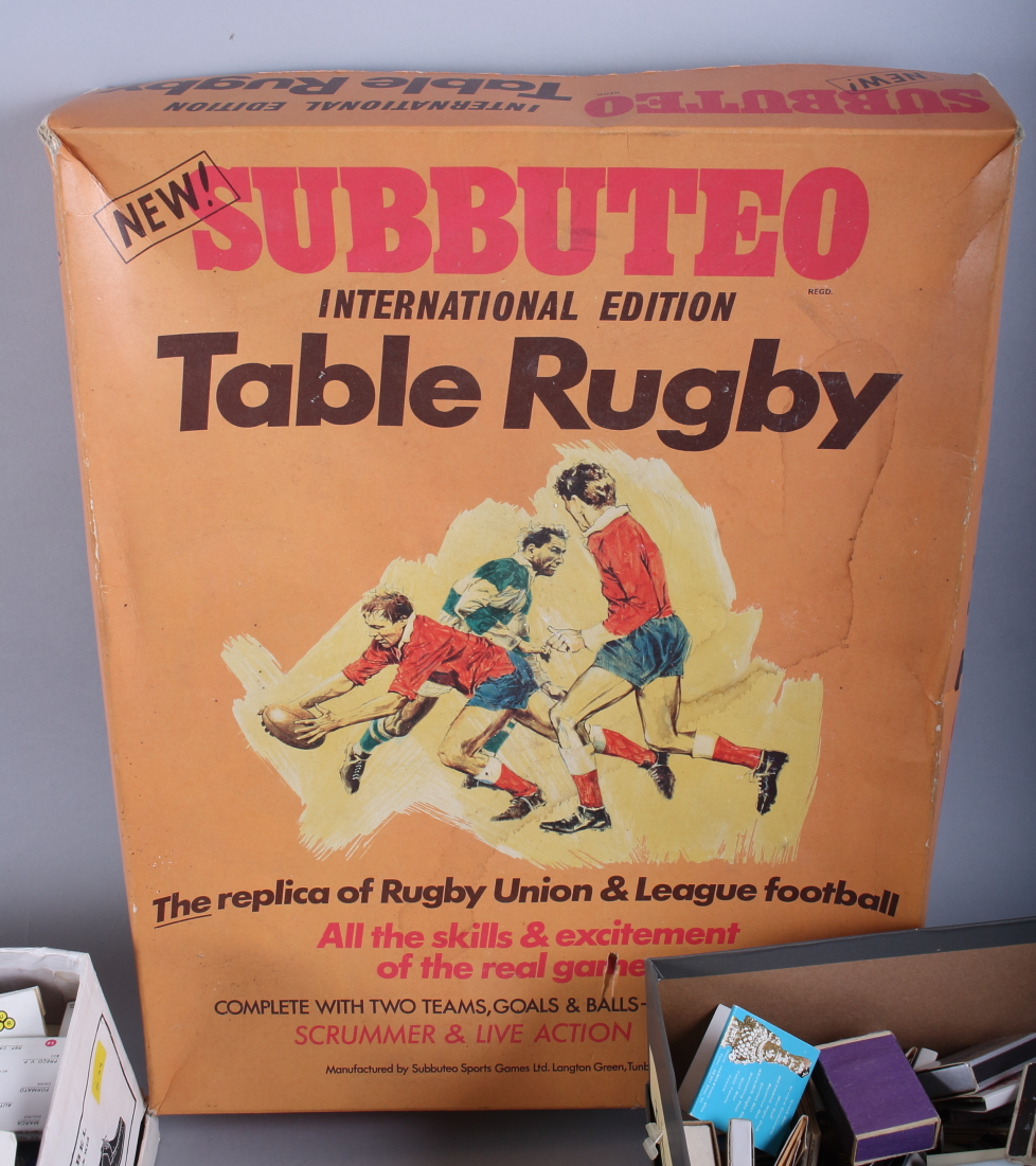 A quantity of Subbuteo and a collection of match boxes and matches - Image 5 of 5