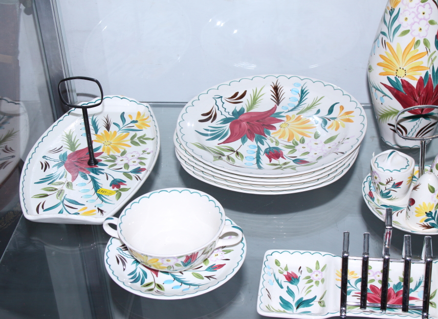 A collection of 1960s Midwinter "Bella Vista" pattern tableware, designed by Eve Midwinter and - Image 2 of 7