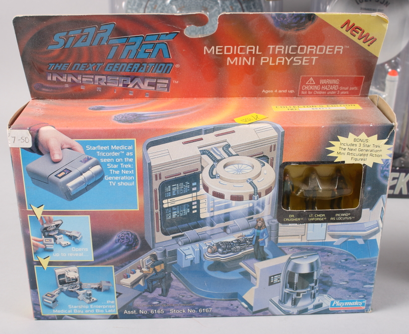 A Corgi model of the Star Trek USS Enterprise, boxed, another similar, a Playmates USS Enterprise - Image 2 of 5