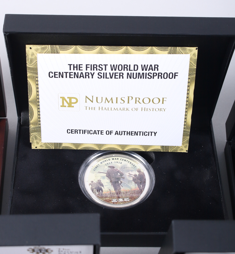 A number of Royal Mint silver proof coins, including £5, £1, 50p - Image 4 of 17