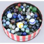 A collection of marbles