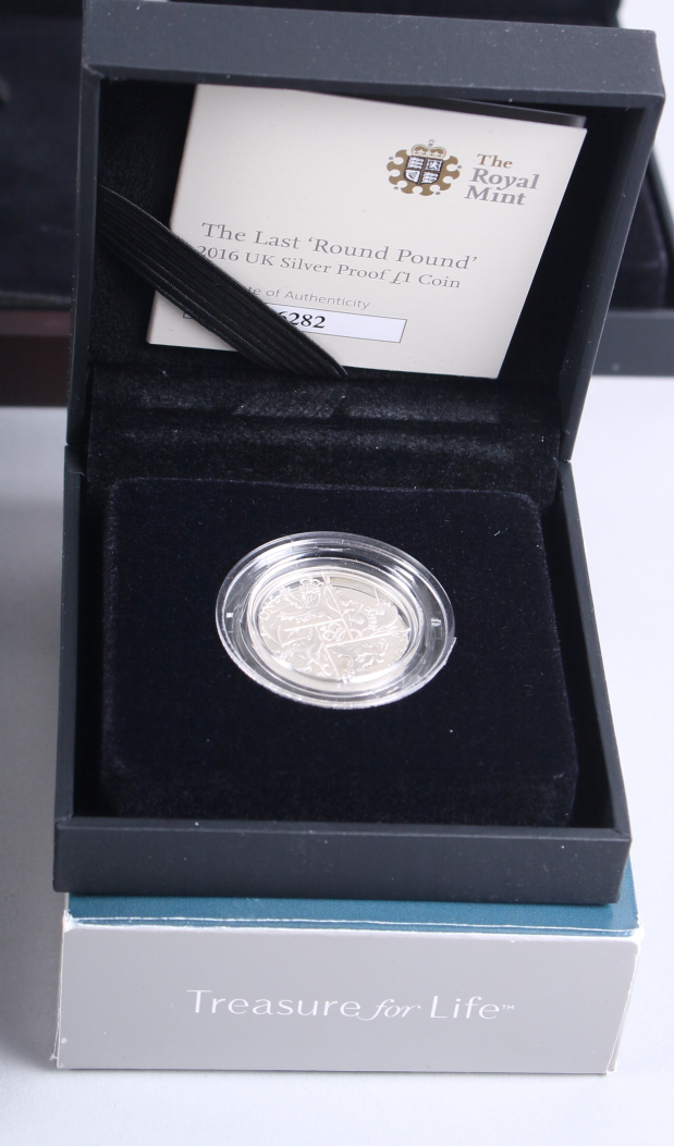 A number of Royal Mint silver proof coins, including £5, £1, 50p - Image 9 of 17