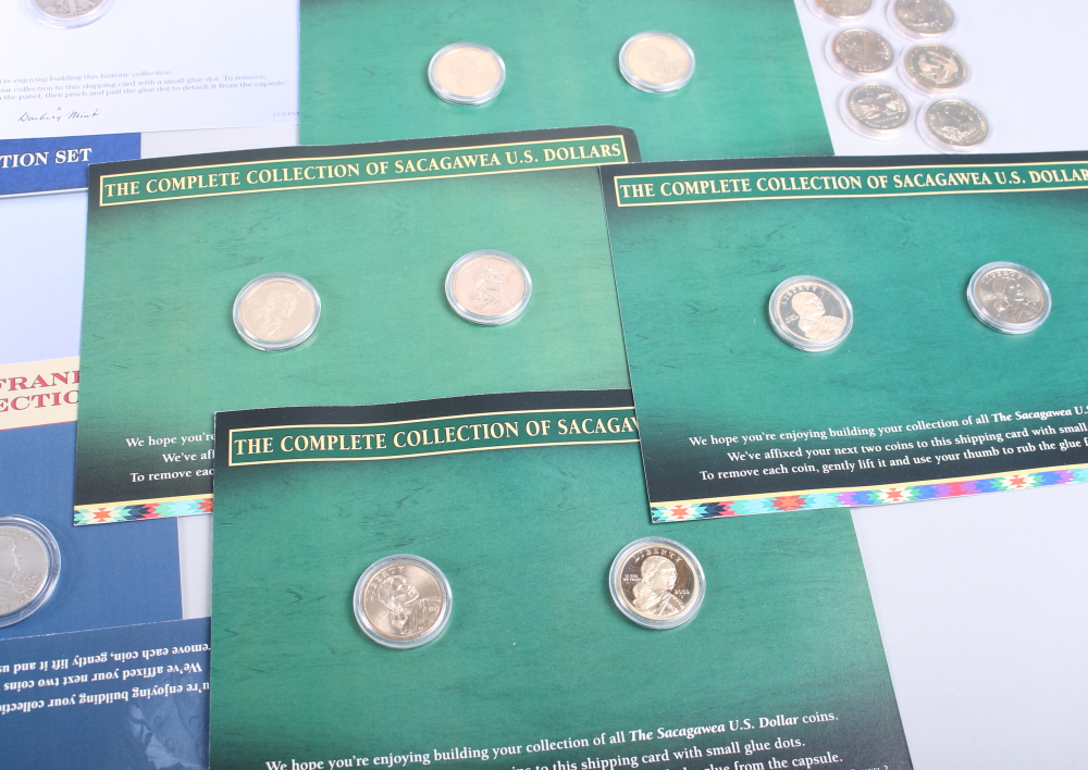 A large collection of Sacagawea United States of America dollar coins, various other United States - Image 9 of 10