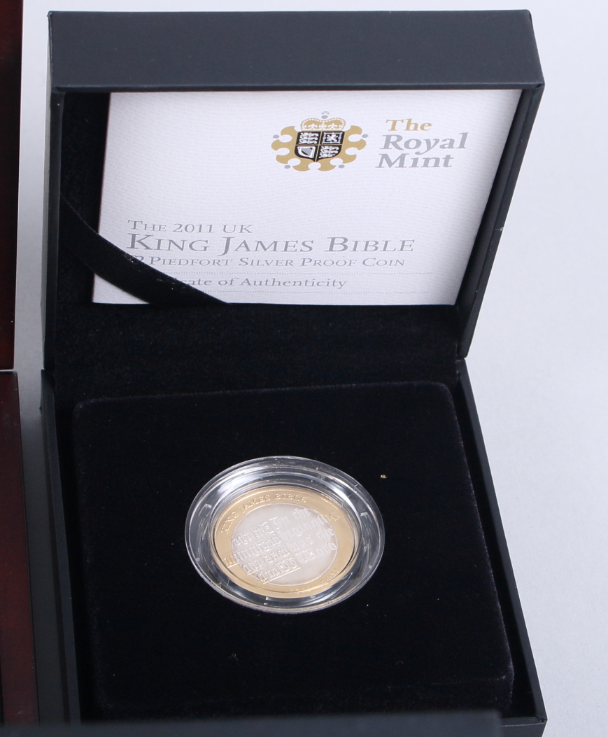 A number of Royal Mint silver proof coins, including £5, £1, 50p - Image 8 of 17