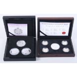 The United Kingdom Silver Coin Collection, in fitted case, and Her Majesty Queen Elizabeth II 88th