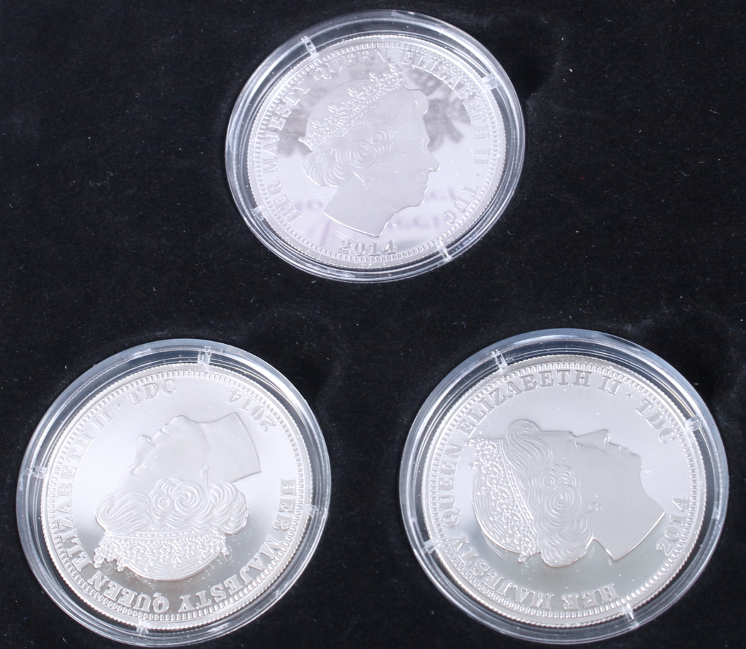 The United Kingdom Silver Coin Collection, in fitted case, and Her Majesty Queen Elizabeth II 88th - Image 3 of 4