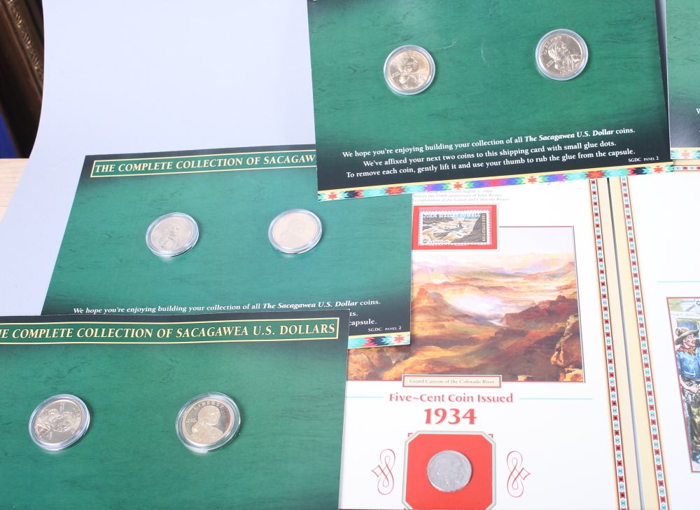 A large collection of Sacagawea United States of America dollar coins, various other United States - Image 5 of 10