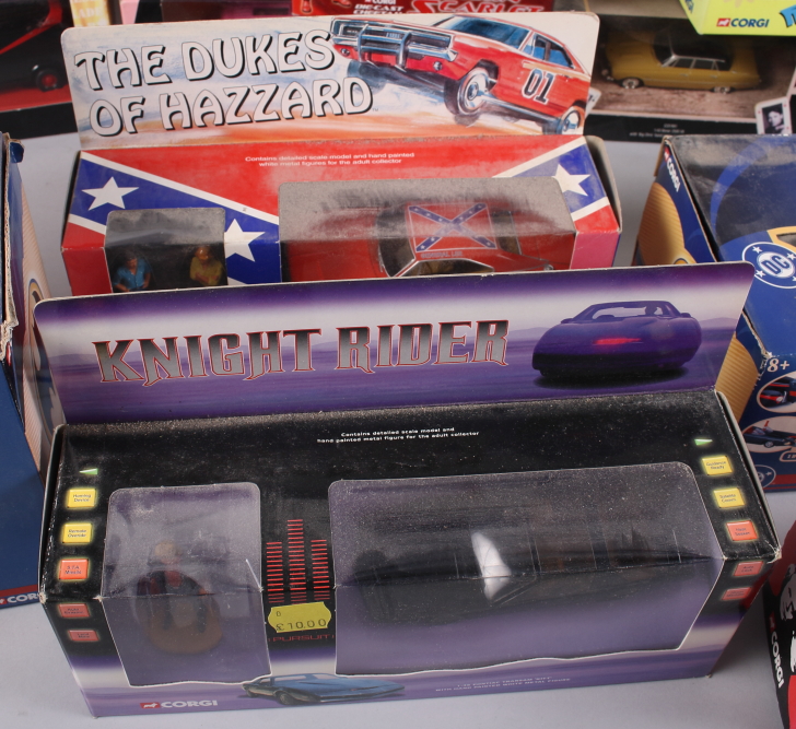 A quantity of mostly die-cast Dinky Toys vehicles, including the Batcycle, Dukes of Hazzard Dodge - Image 3 of 7