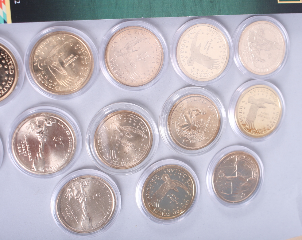 A large collection of Sacagawea United States of America dollar coins, various other United States - Image 7 of 10