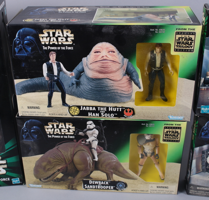 A selection of eight Star Wars "The Power of the Force" dioramas and figures, including Chewbacca, - Image 5 of 6