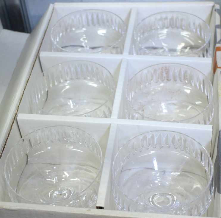 A set of seven Aldermaston pottery coffee cans and saucers with cream jug and sugar dish, a - Image 7 of 7