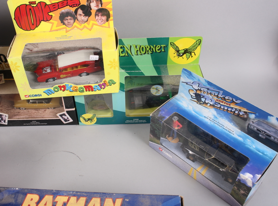 A quantity of mostly die-cast Dinky Toys vehicles, including the Batcycle, Dukes of Hazzard Dodge - Image 5 of 7