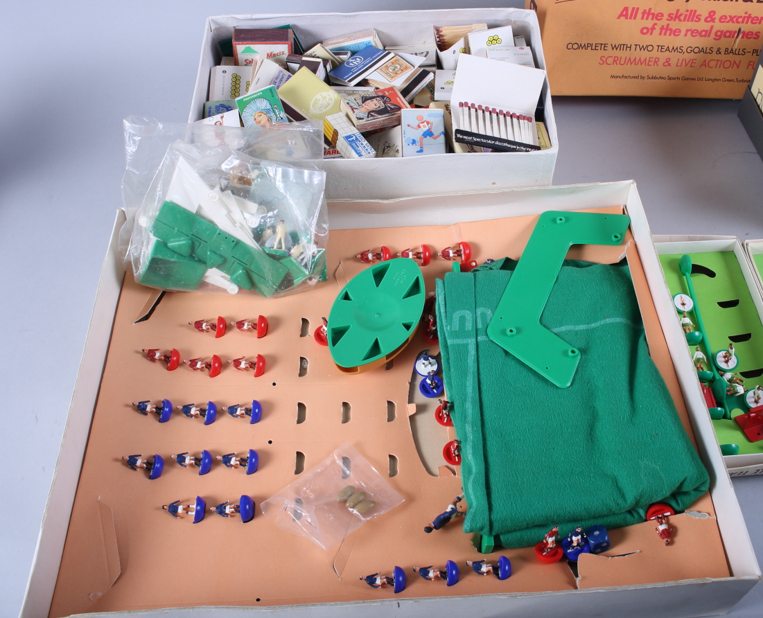 A quantity of Subbuteo and a collection of match boxes and matches - Image 2 of 5