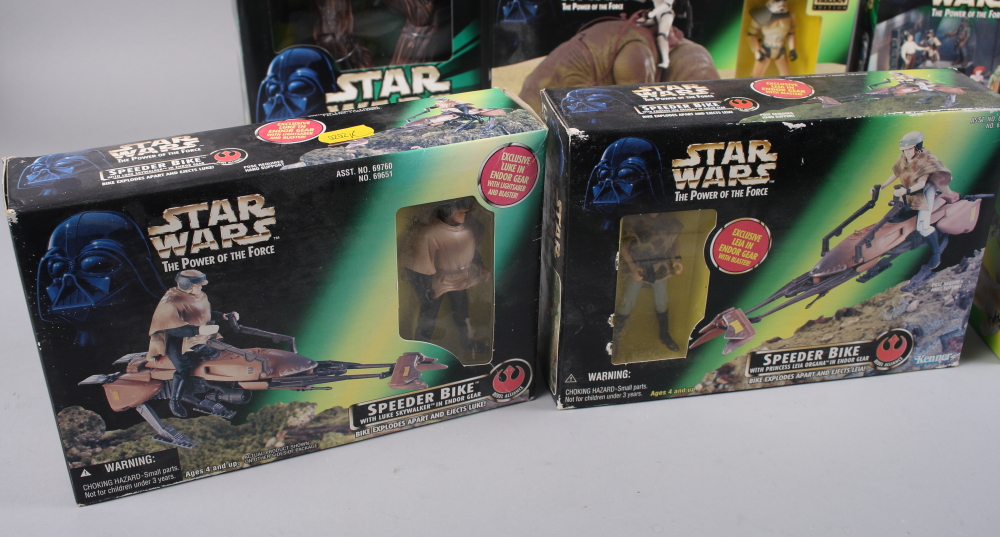 A selection of eight Star Wars "The Power of the Force" dioramas and figures, including Chewbacca, - Image 2 of 6